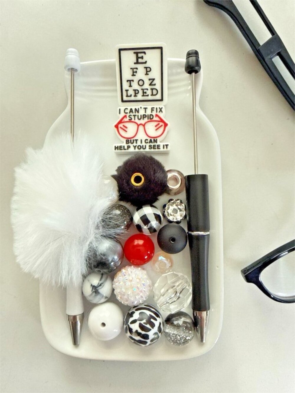 Beadable Pen Kit DIY-Optometrist/Optician Theme #5